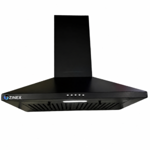 Zinex Wall Mount Kitchen Chimney | Chimney for Kitchen | Auto Clean | High Suction | Baffle Filter | Premium Black Finish